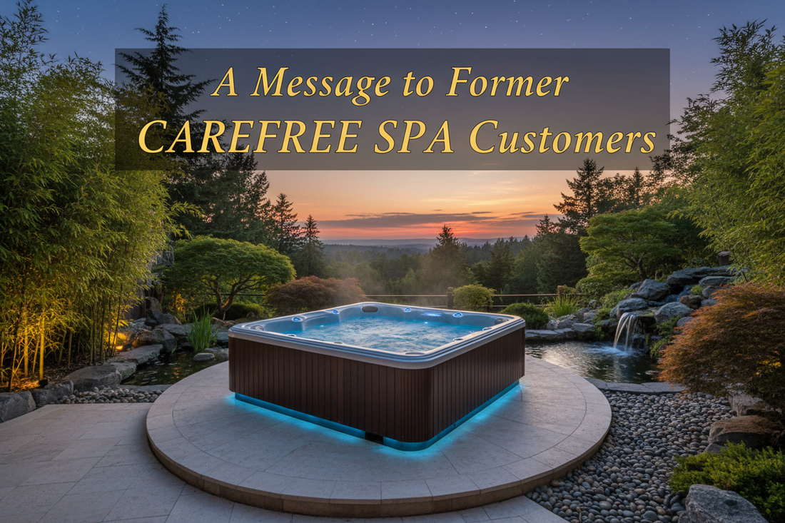 A Message for Former Carefree Spa Customers