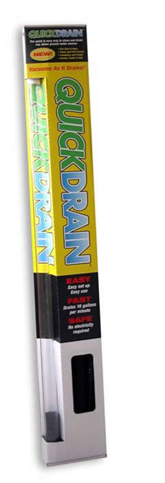 Quick drain discount